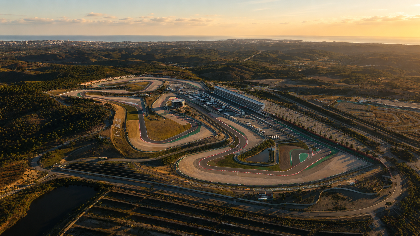 The F1 track in Portugal
