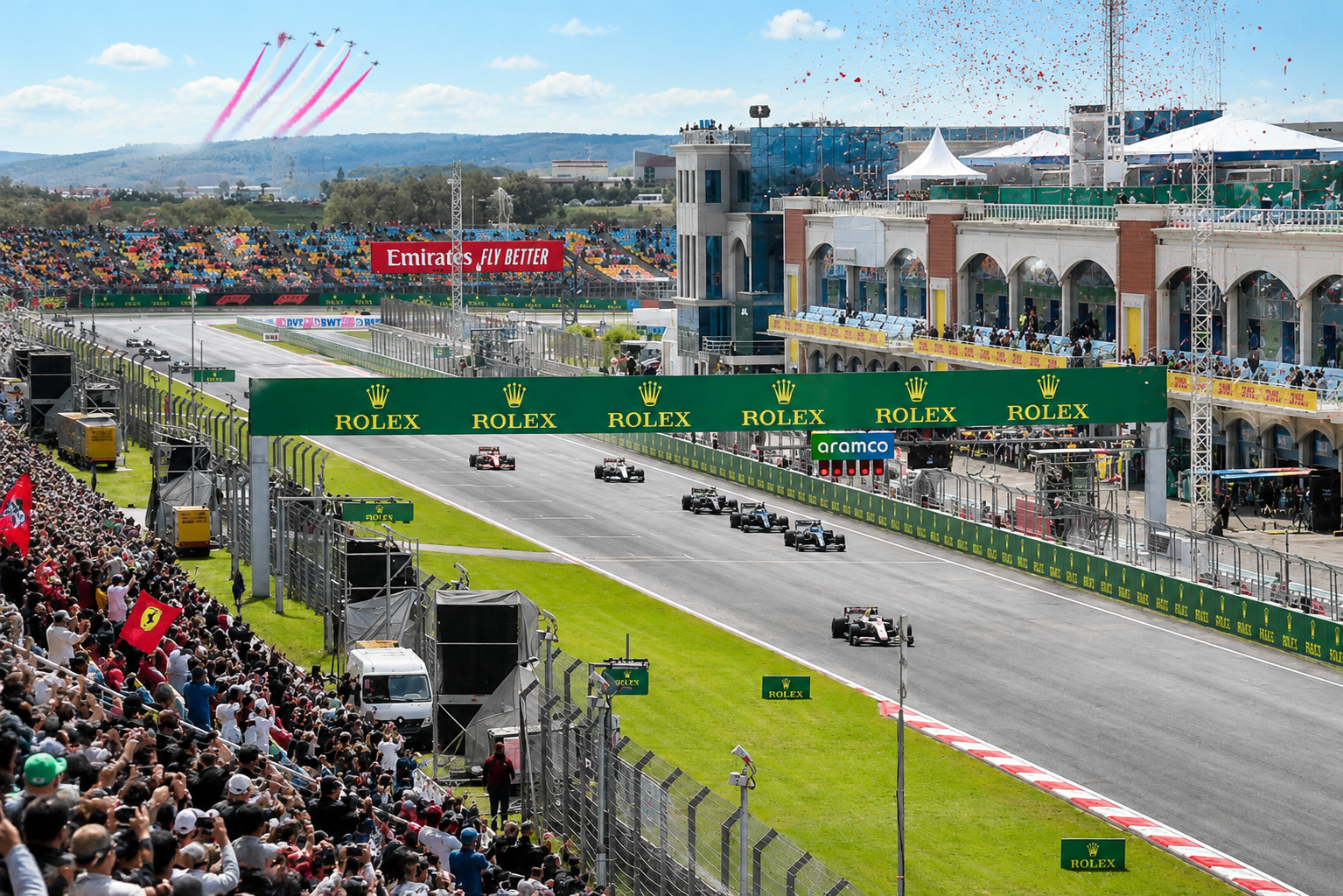The F1 track in Portugal